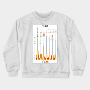 NASA SpaceX Rocket Stack Up Crewneck Sweatshirt